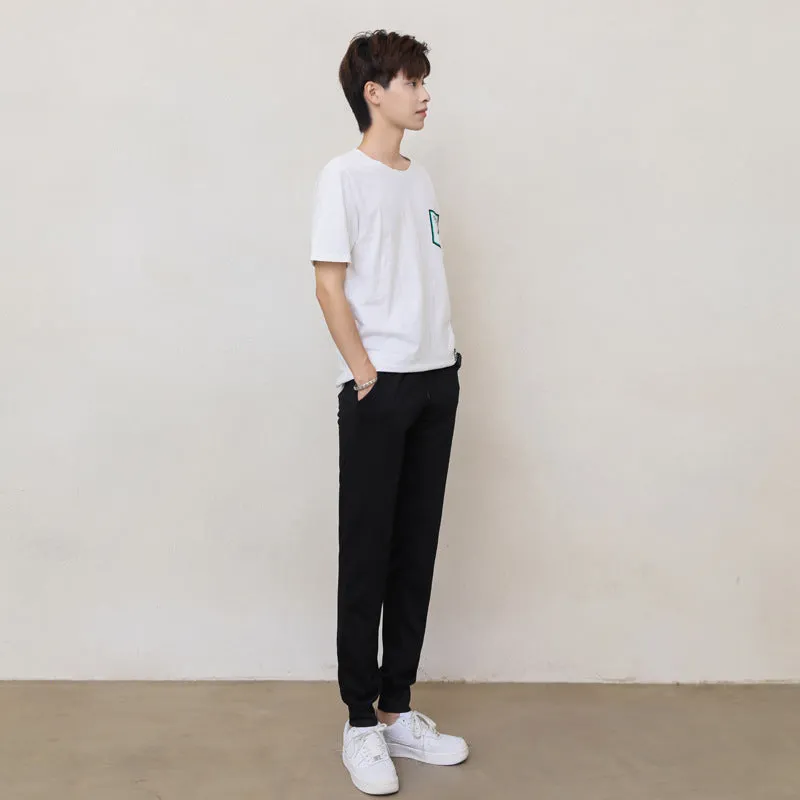 Scales Matching Pants Men Casual Korean Long Trendy Straight Quick Dry Sporty Pants