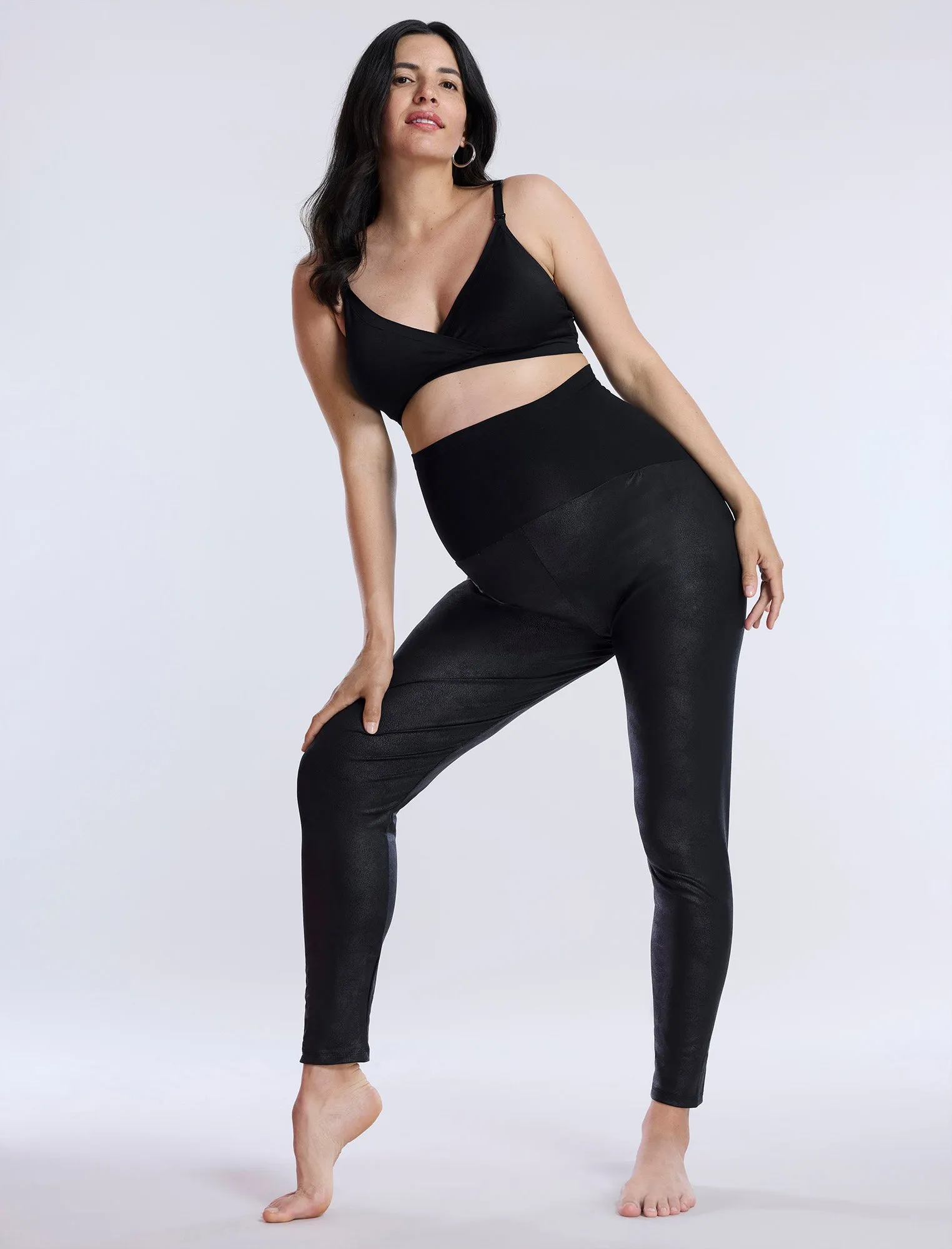 Secret Fit Belly® Coated Full Length Legging