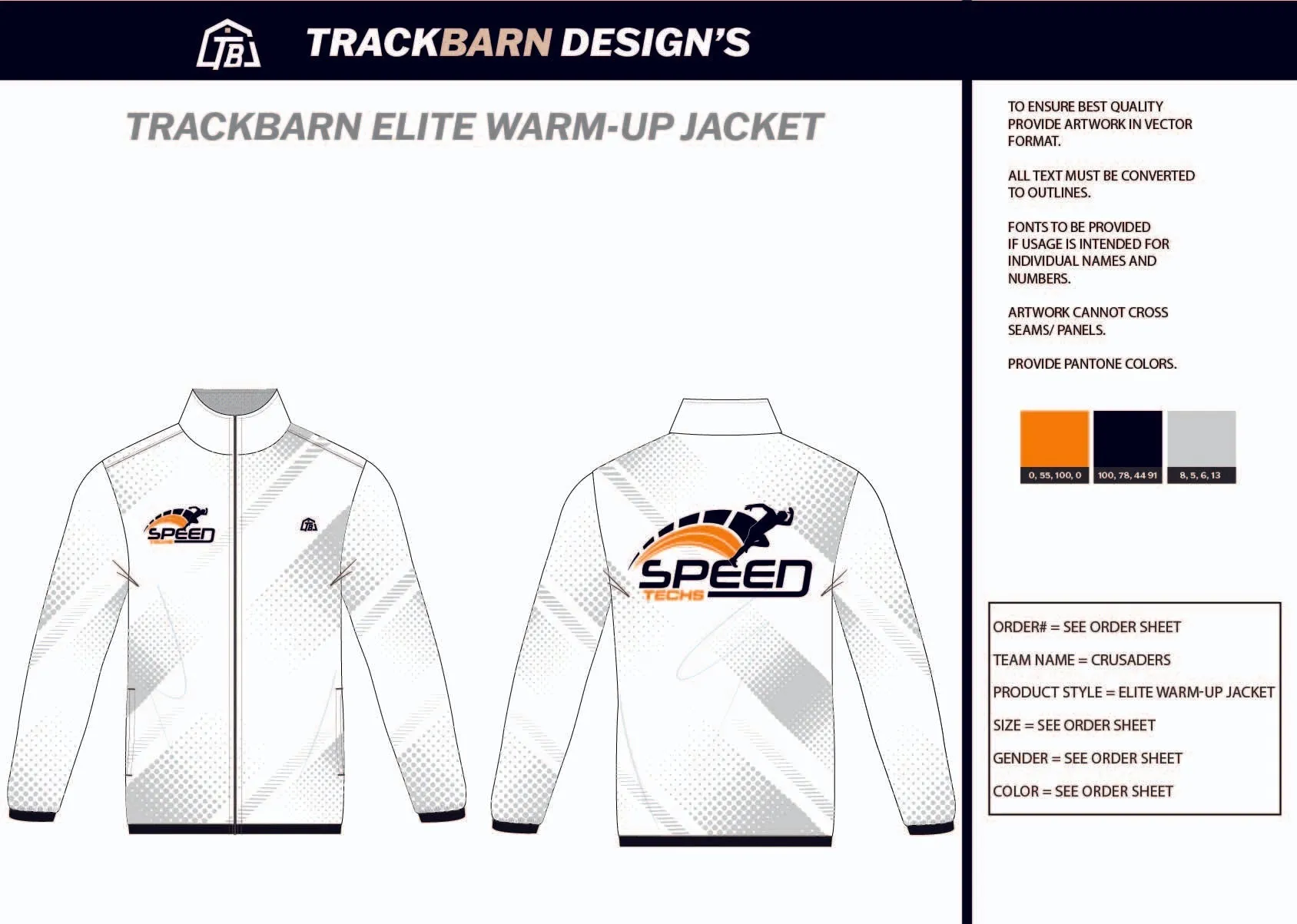 Speed-Techs- Womens Full Zip Jacket