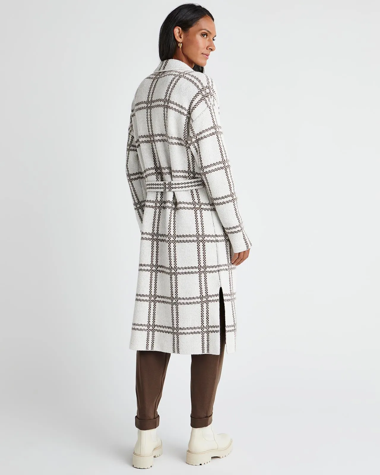 Splendid x Cella Jane Plaid Coatigan