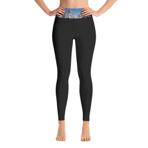 Tahoe Winter Trees Womens Yoga Leggings