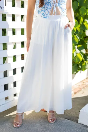 The Love Letters Off White Palazzo Pants