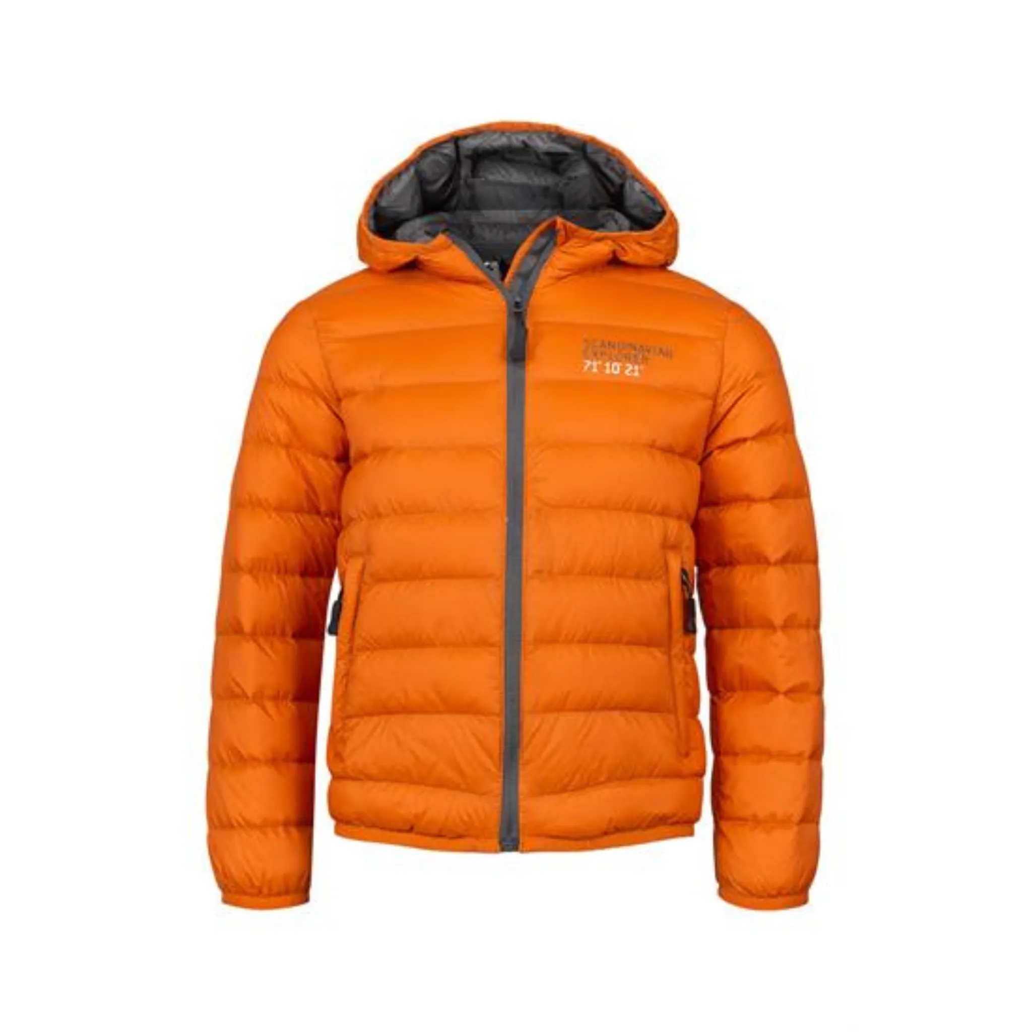 Ultra Light Down Jacket - Childrens Unisex - Orange