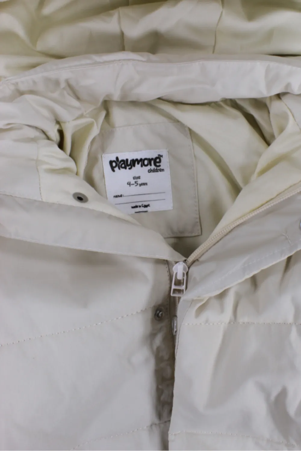 Unisex Beige Puffer Jacket