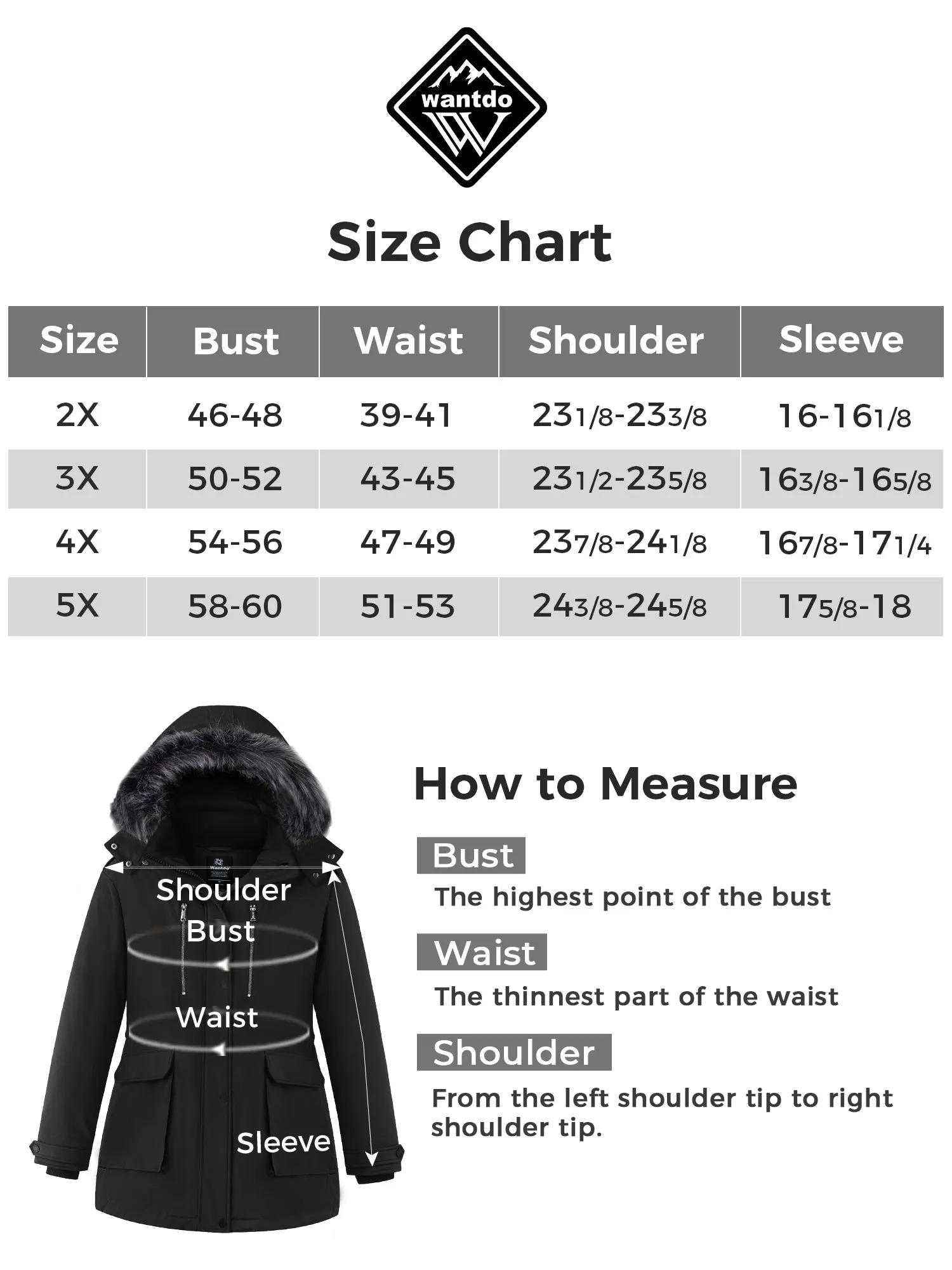 Wantdo Women's Plus Size Winter Coat Warm Quilted Winter Puffer Jacket with Removable Hood