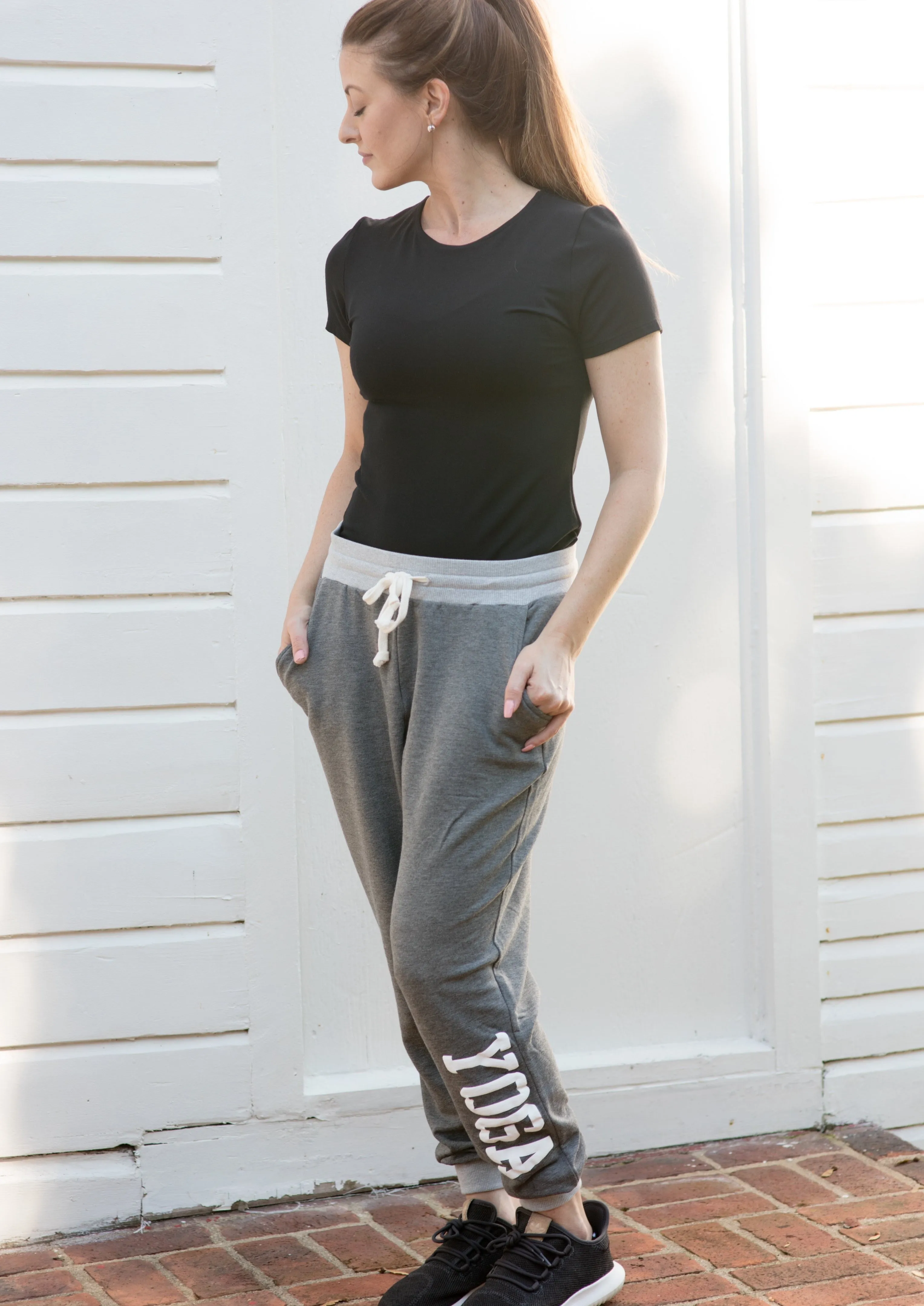 YOGA JOGGERS HEATHER GREY