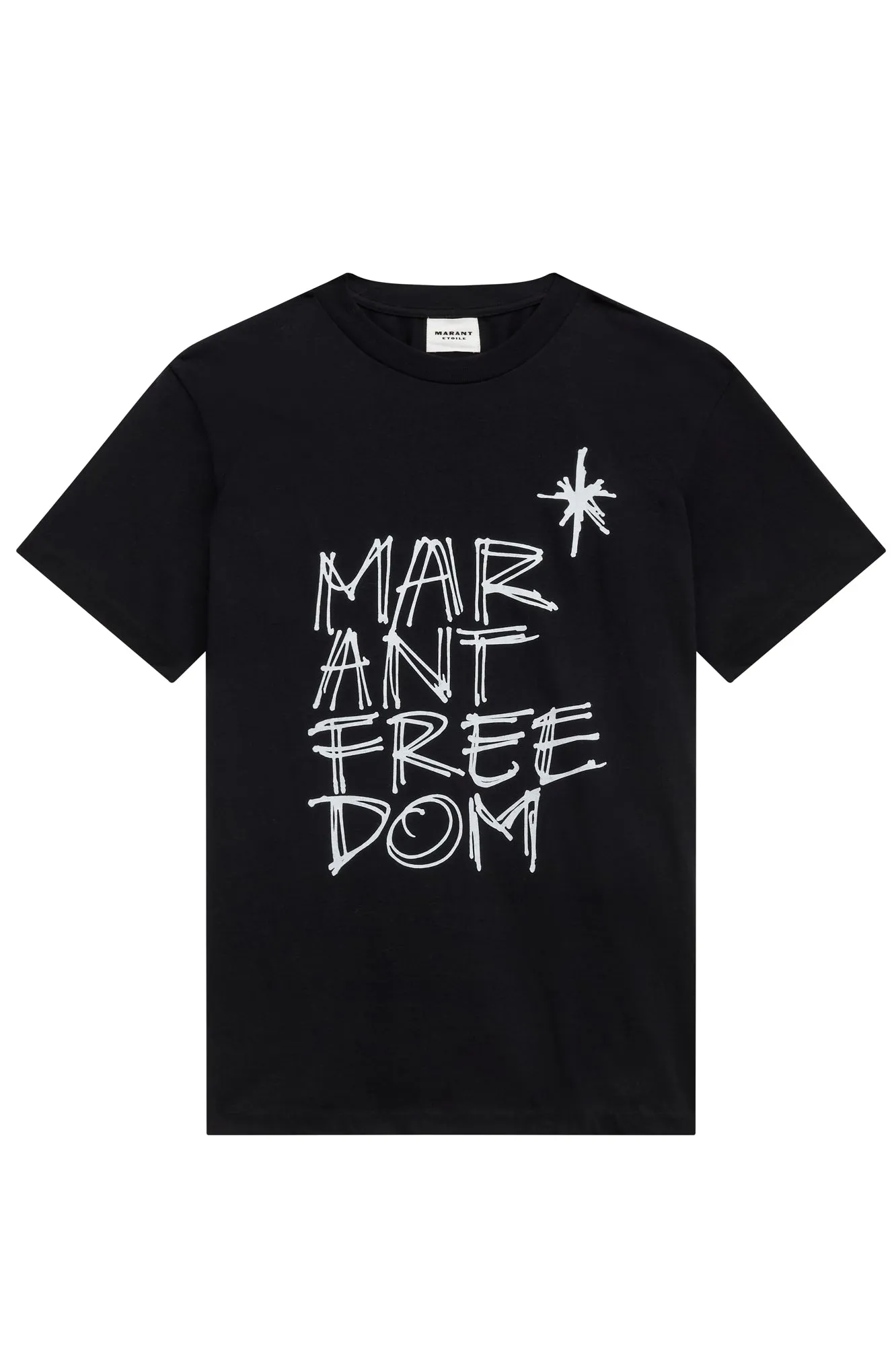 Zoeline Black Graphic T-Shirt