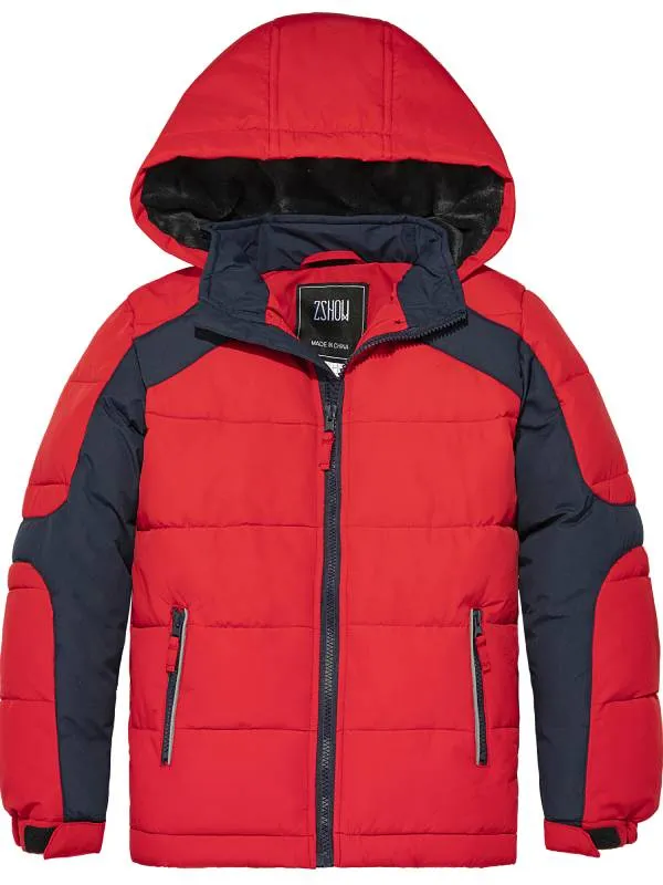 ZSHOW Boy's Hooded Puffer Jacket